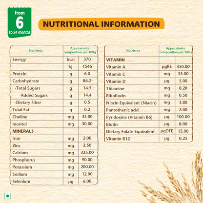 Nestum Baby Cereal – From 6 to 24 Months, Rice, 300g/325g, Bag-in-Box Pack (weight may vary)