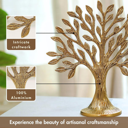 BEHOMA Kalpvriksha Tree of Life Showpiece for Table Decor - 19.5cm