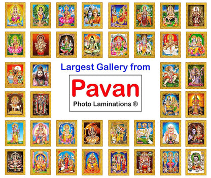 Lord Hanuman Ji Hanumanji Jai Bajrangbali Wall Painting Framed Home Decor (Wood,Acrylic,Gold,Small Size,6x8 Inch) R756S