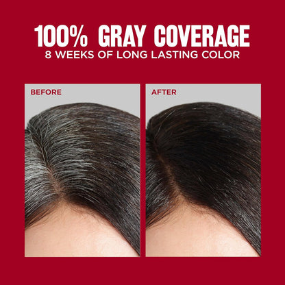 REVLON Women's Colorsilk Permanent Hair Color, Salon Perfect Hair Colour At Home With 100% Grey Coverage | Pro-Keratin & No Ammonia | Up To 8 Weeks Of Colour | Shade-Medium Golden Brown 4G(Pack Of 1)