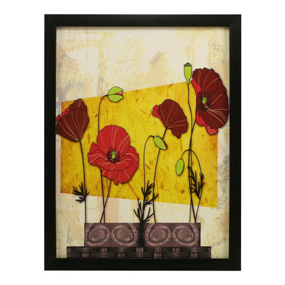 3 PC Set of Floral Paintings (1062)