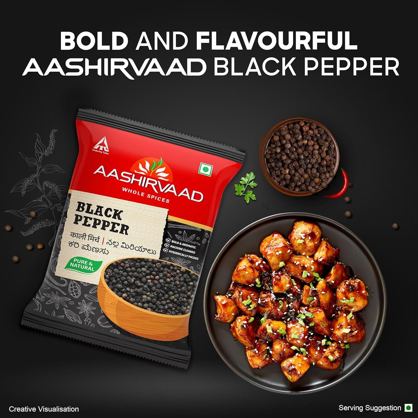 Aashirvaad Black Pepper 100g
