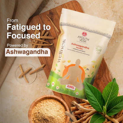 Ayouthveda Ashwagandha Powder Pure | May Support Muscle Recovery & Boost Energy Level | 200gm (Pack 1)