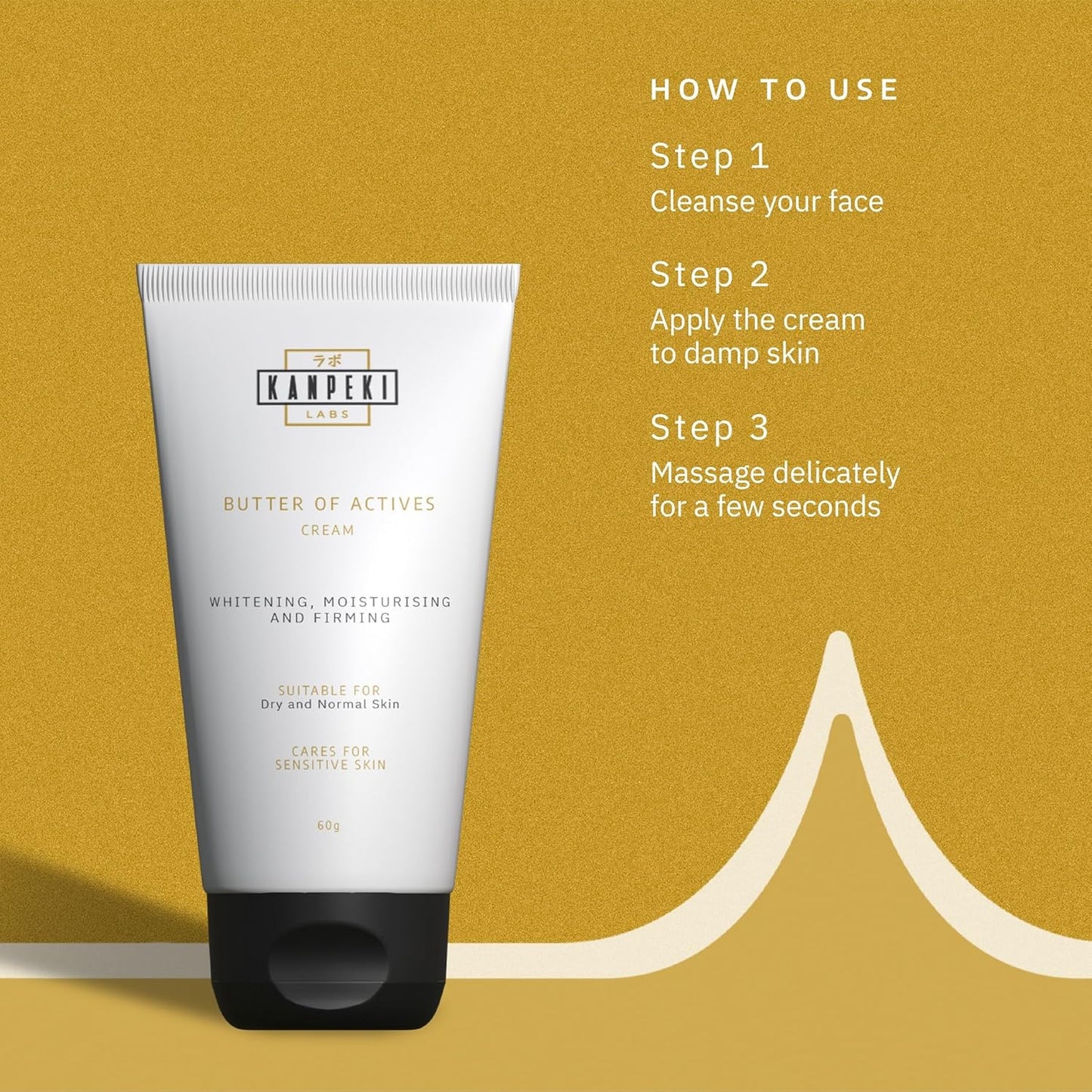 Kanpeki Labs Butter Of Actives Face Cream | Deep Nourishment with Mango, Kokum Butter & Olive Oil | Hydrating, Repairing & Moisturizing Cream for Dry & Normal Skin, 60g