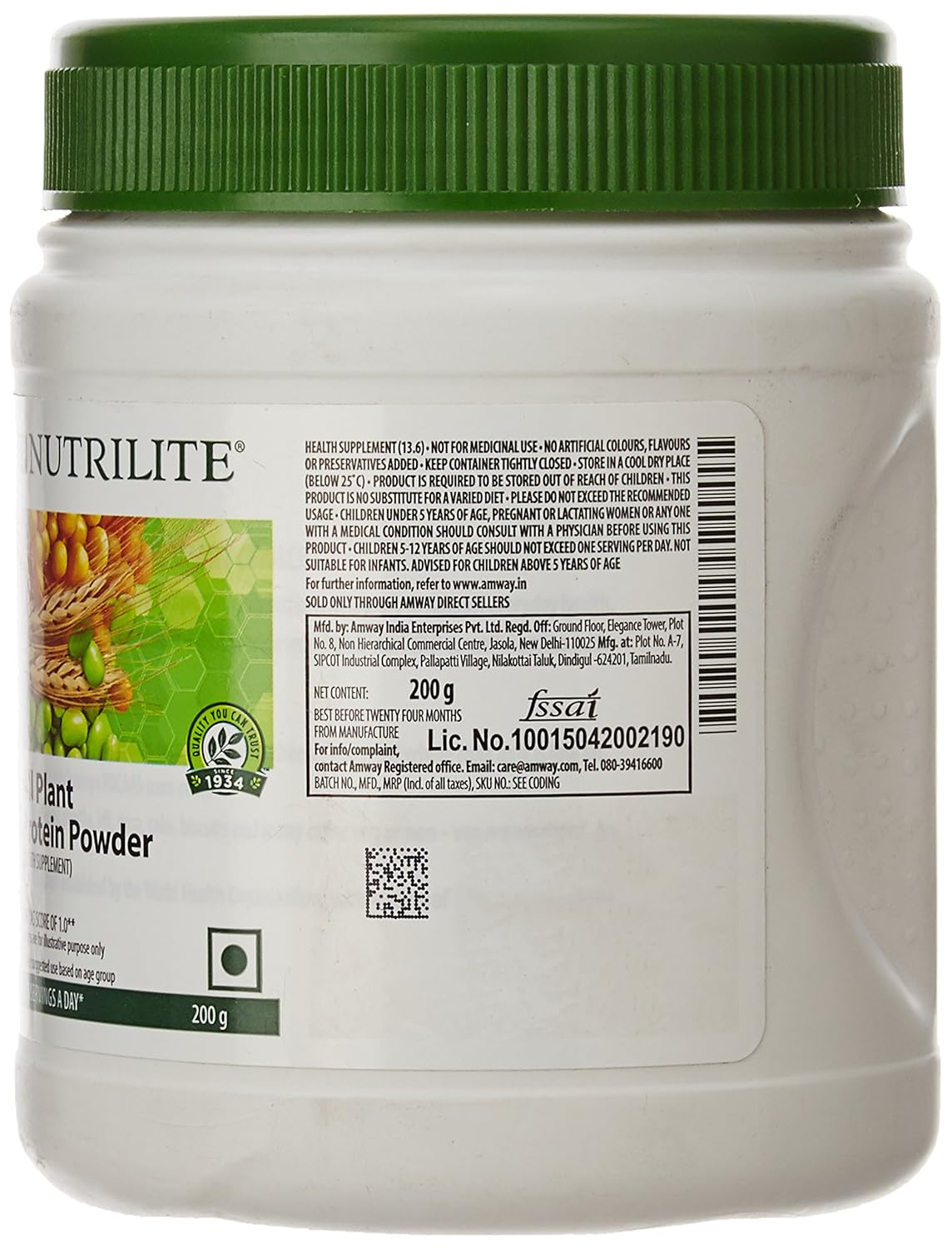Zephivo Nutrilite All Plant Protien 200g
