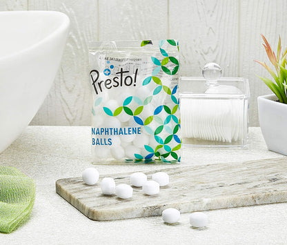 Presto! Naphthalene Balls | 400 Grams | 200 Gms X 2 Packs | Insect Repellant | Ideal For Cupboards, Bookshelves And Toilets