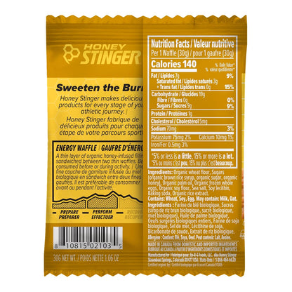 Honey Stinger Organic Mini Honey Waffles | Energy Stroopwafel for Exercise, Endurance and Performance | Sports Nutrition for Home & Gym, Pre and Post Workout | 1 Bag, 5.3 Ounce