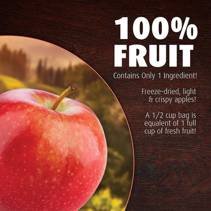 Brothers All Natural Disney Freeze Dried Fruit Crisps, Fuji Apple, 0.35 Oz, Made with 100% Fruit, Gluten Free, Soy Free, Vegan, Heathy Snack, Lunch Box Ready
