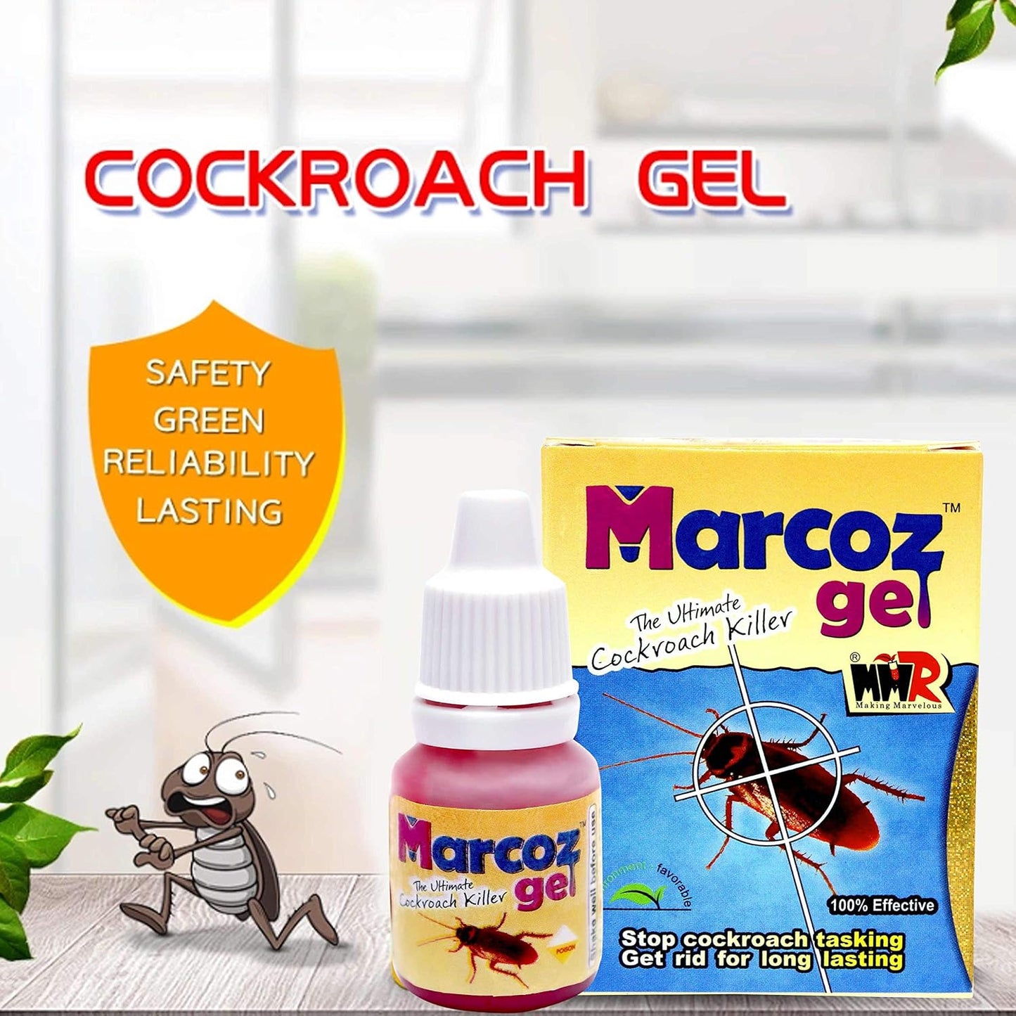 MMR Making Marvelous Marcoz Anti Roach Gel Ultimate Cockroach Killer (20 Grm ) Big-Set of 4