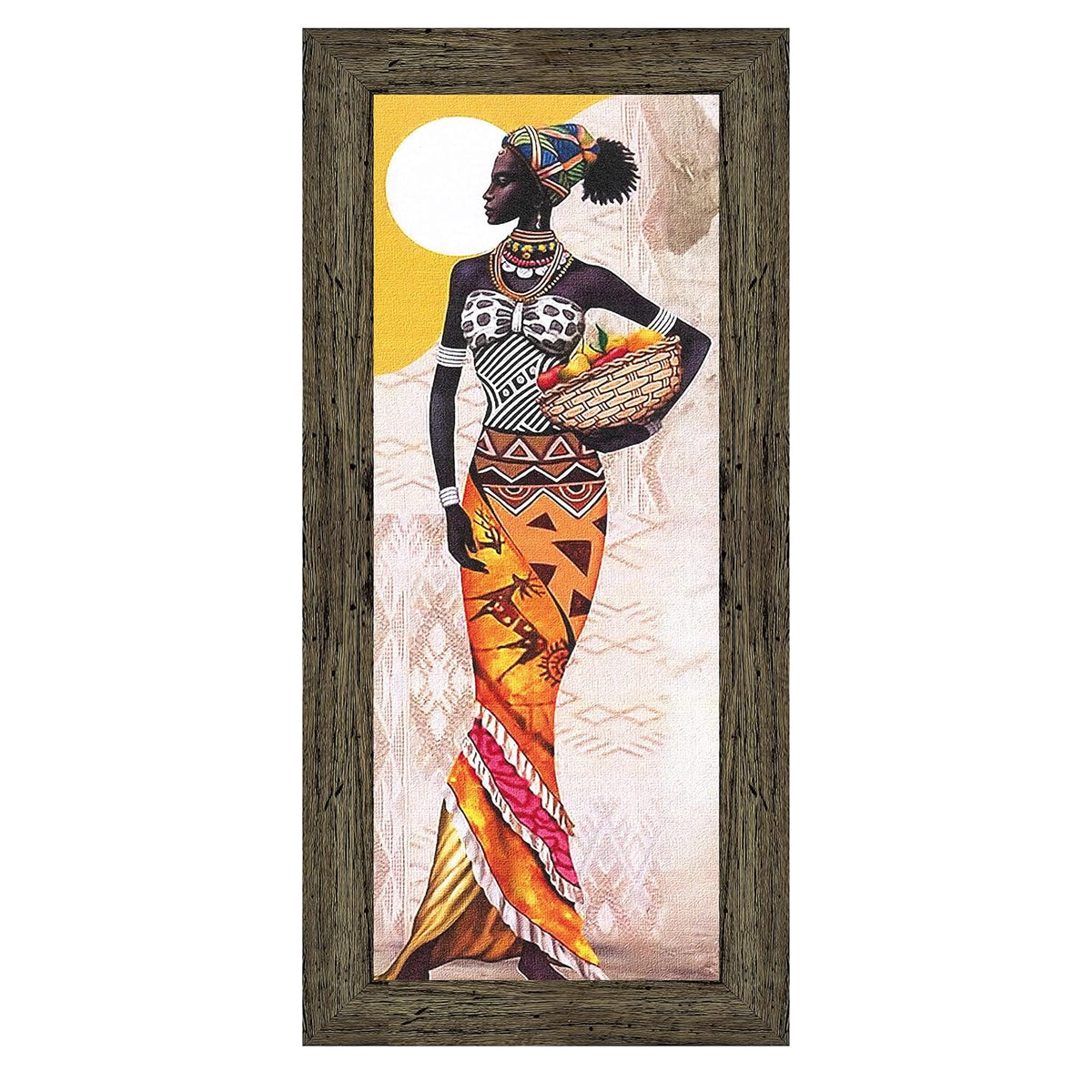 3 Pc Set Of Still Life Paintings Without Glass 5.2 X 12.5, 9.5 X 12.5, 5.2 X 12.5 Inch (6 X 13, 10.2 X 13, 6 X 13 INCH, Ebony) multicolor