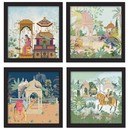 Framed Art Painting For Home, Living Room, Hall | Traditional Paintings With Frame For Home Decor (Rajasthani)
