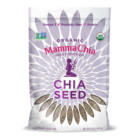 Mamma Chia, Organic Black Chia Seed, 12 oz (340 g)
