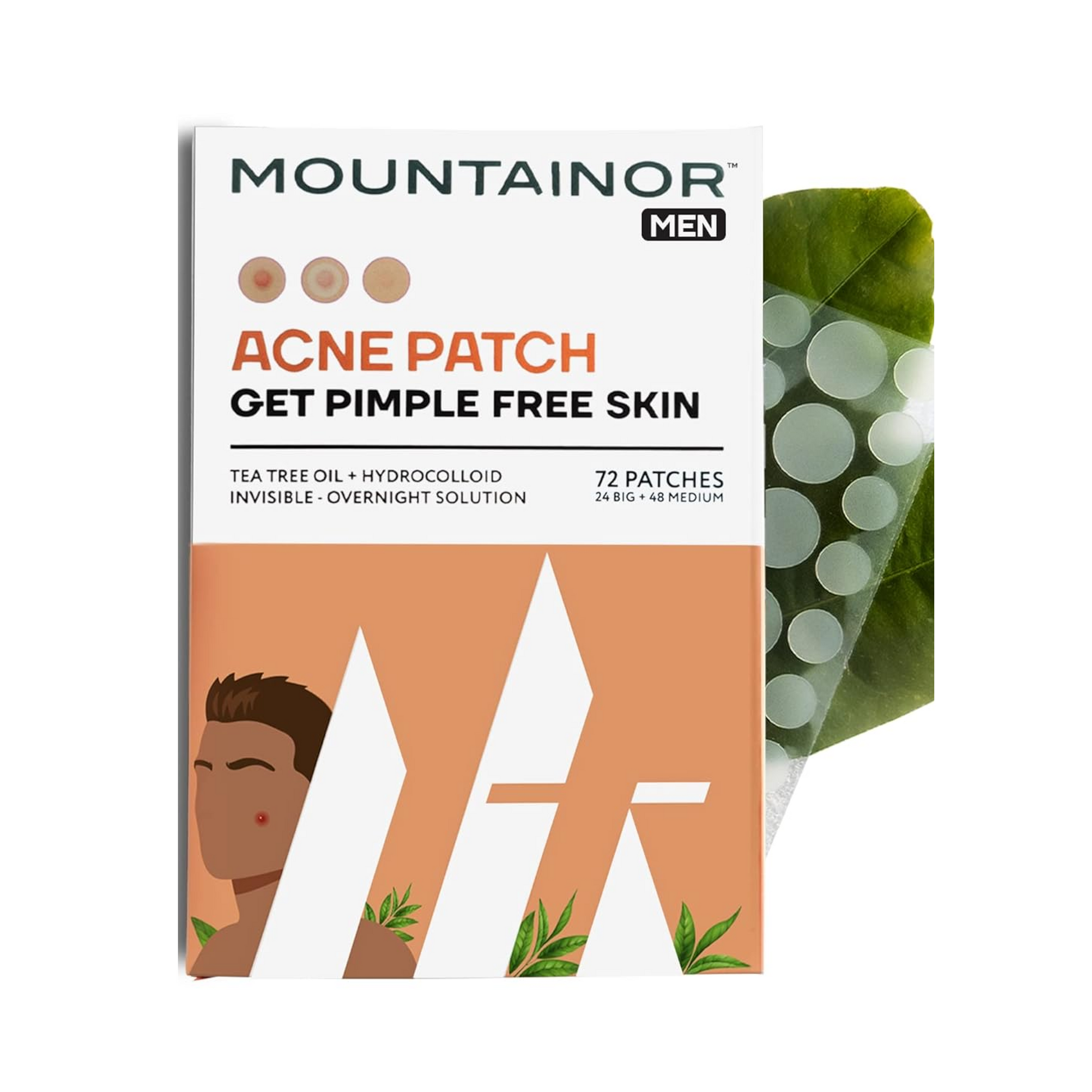 Mountainor Men Acne Patch packaging on a white background