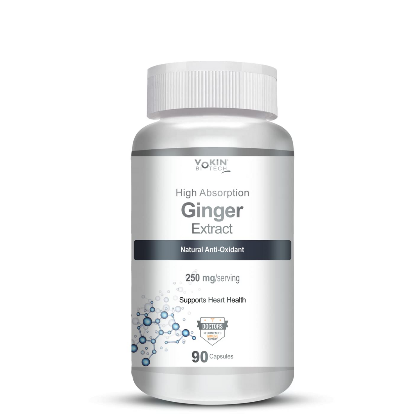 Bottle of Yokin Ginger Extract on a white background