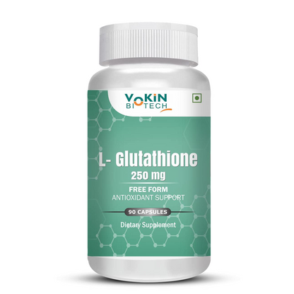 Vakin Biotech L-Glutathione supplement bottle on a white background