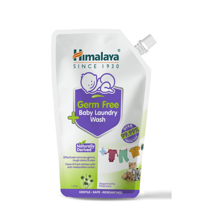 Himalaya Germ Free Baby Laundry Wash packaging on a white background