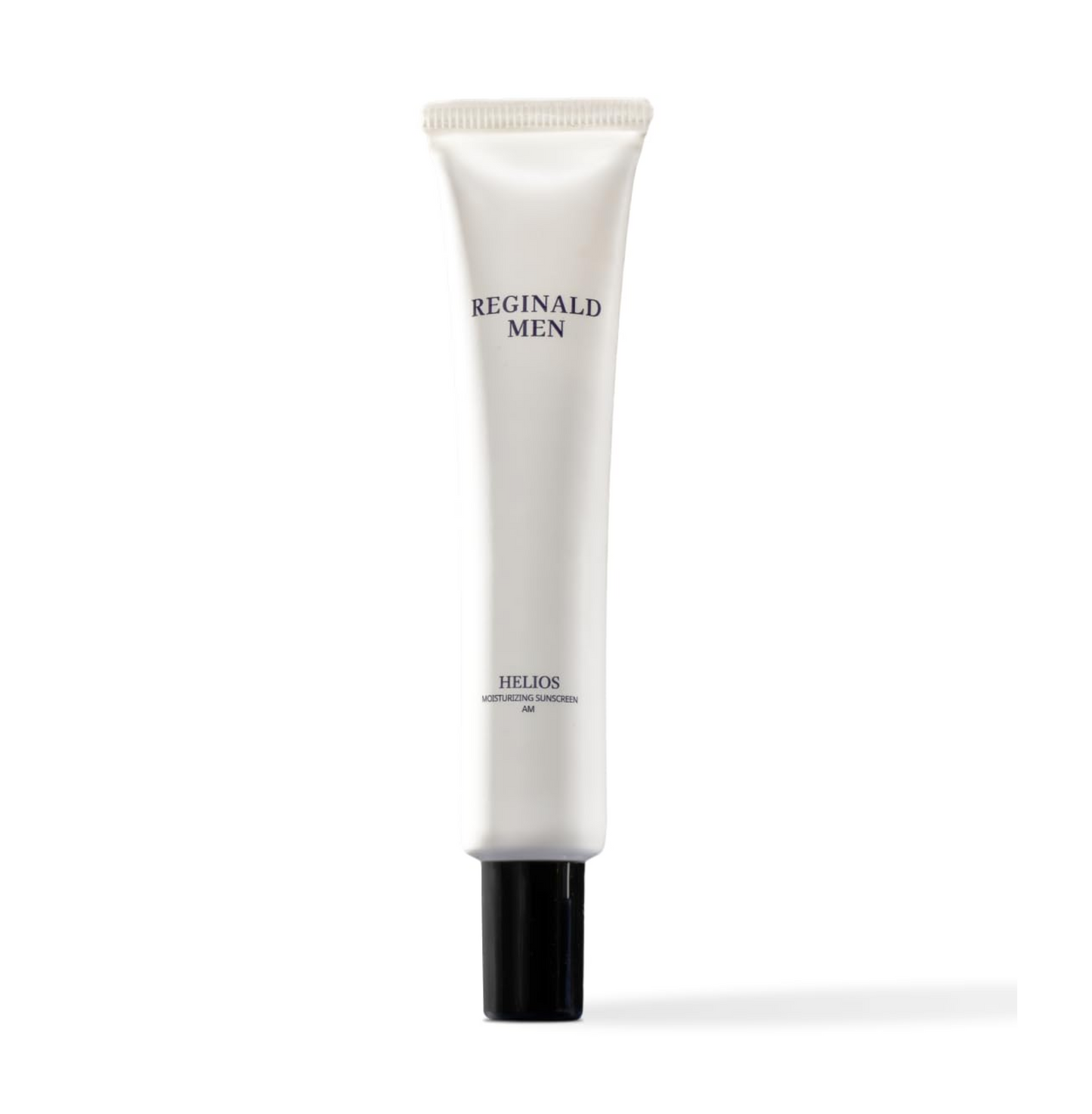 White tube of 'Reginald Men' on a white background