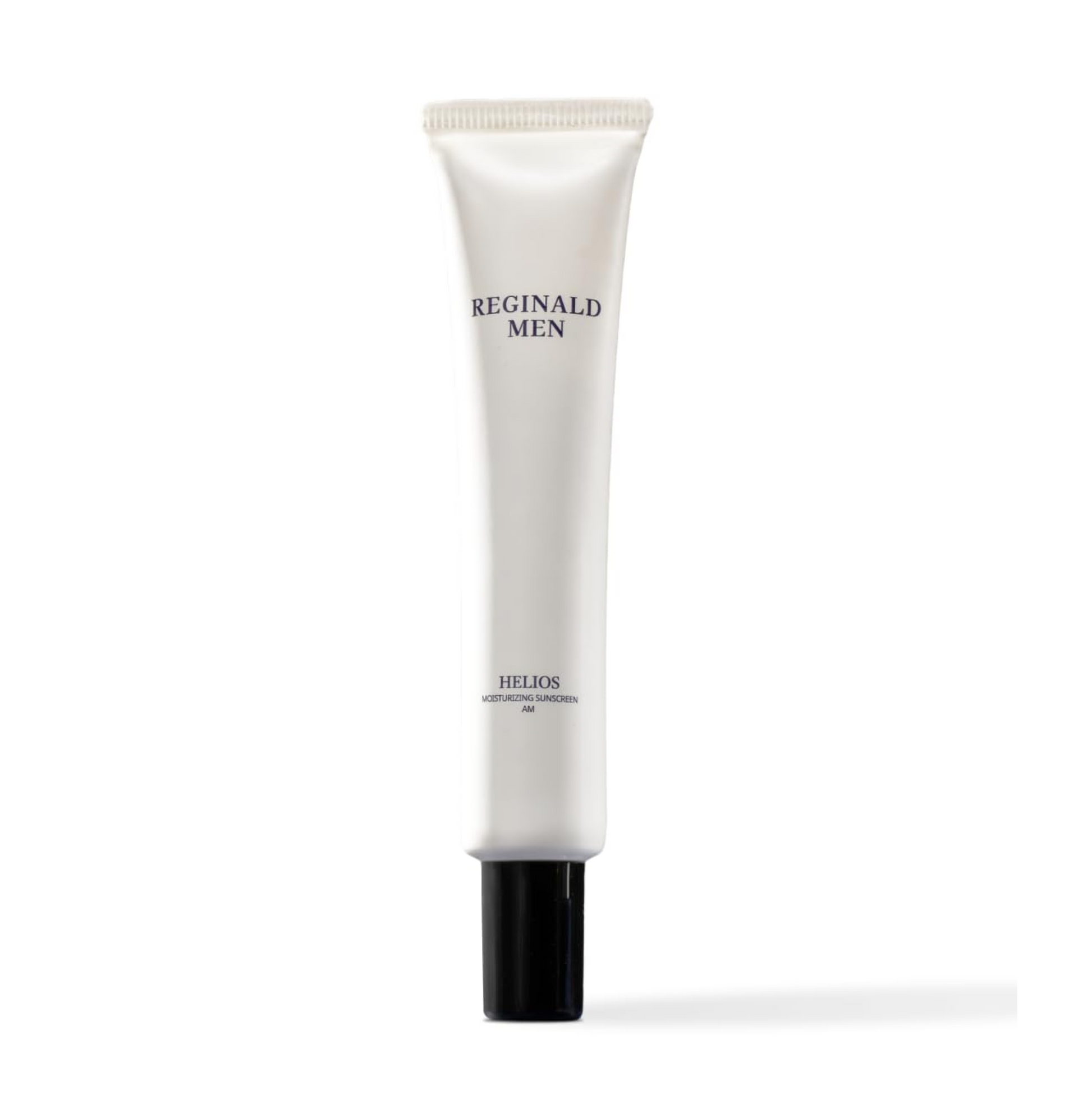 White tube of 'Reginald Men' on a white background