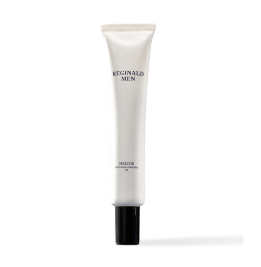 White tube of 'Reginald Men' on a white background