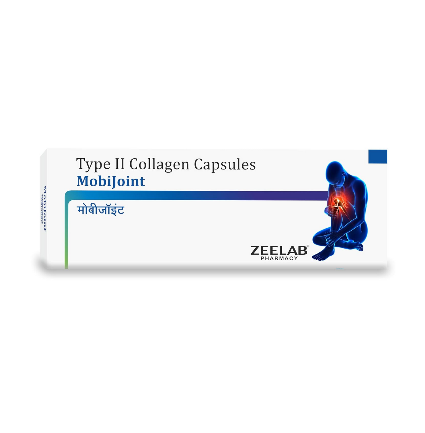 Zeelab MobiJoint Type 2 Collagen Capsules for Joint Strength (15 Capsules Strips)