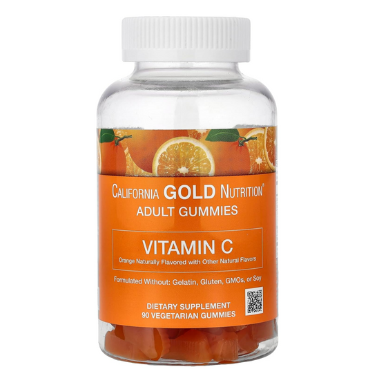 California Gold Nutrition Vitamin C Adult Gummies bottle on a white background