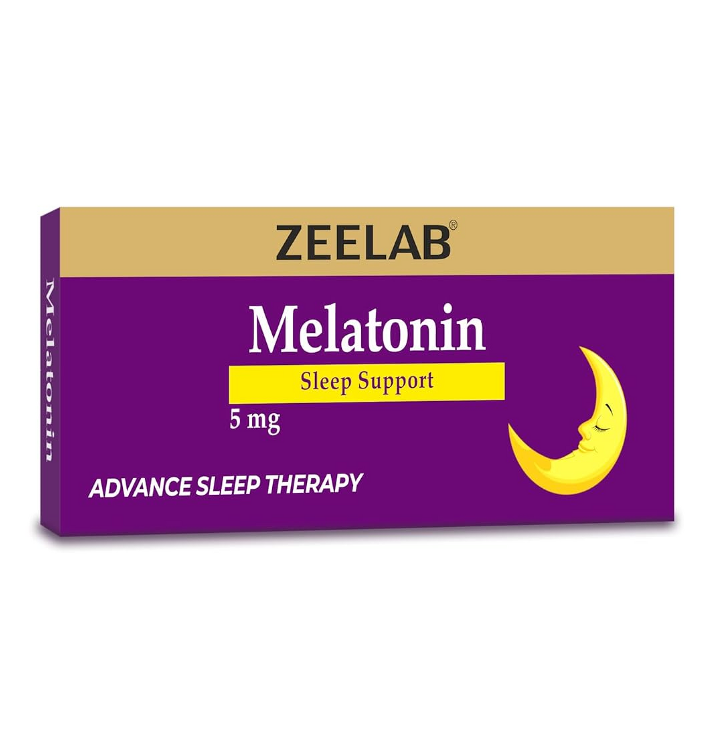 Zeelab Melatonin 5 Mg Sleeping Pills for Deep Sleep (14 Tablets)