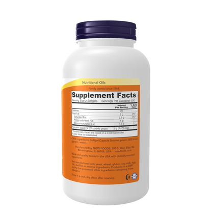 Supplement container with label showing 'Supplement Facts' on a white background