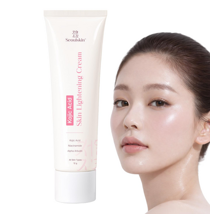 Seoulskin Kojic Acid Skin Lightening Cream with Kojic Acid, Niacinamide & Alpha Arbutin |Moisturizer | Skin Brightening | For Glowing Skin | Treats Dark Spots & Pigmentation | Tan Removal | For Men & Women