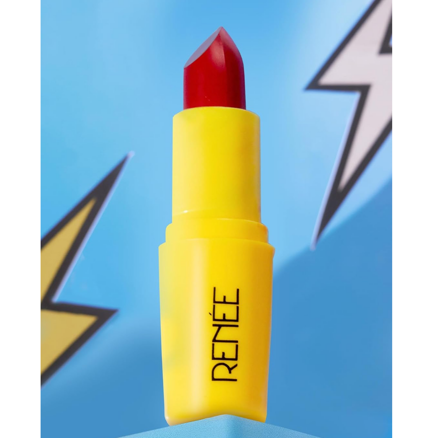 RENEE Everyday Matte Lipstick - Sauce, Lightweight, Intense Color Payoff with Creamy Matte Finish, Enriched with Vitamin C, Hyaluronic acid & SPF 30, Skincare Infused Makeup, 3 Gm