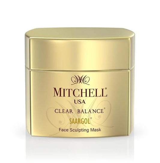 Clear balance Saargol Face Sculpting Mask For Glowing Skin | Infused With Pure Saffron, Antioxidants For Firming, Moisturizing, And Anti-Aging Benefits | For All Skin Types | Men And Women | 50Gm