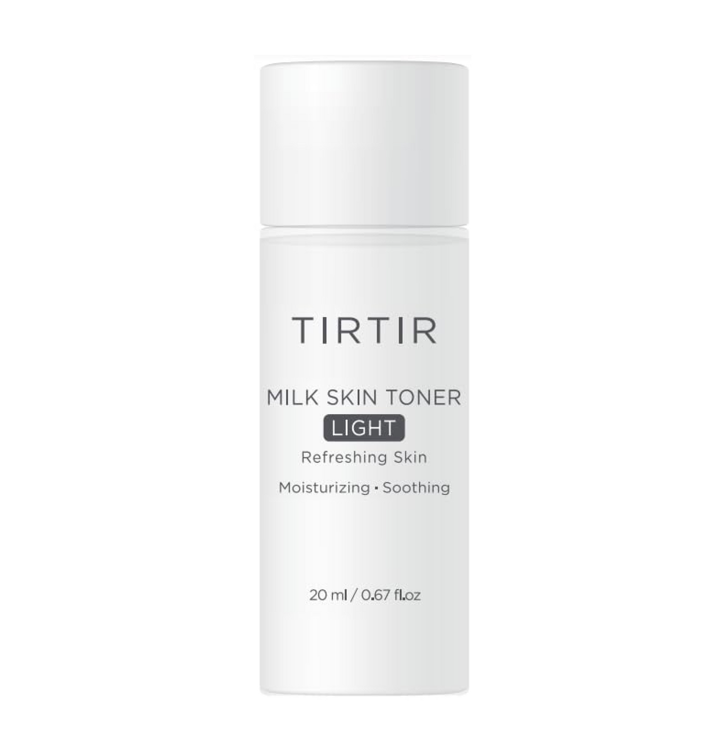 TIRTIR Milk Skin Toner Light|Instant Hydration With 4% Niacinamide, Pore-Tightening, Vegan Toner For Acne-Prone, Sensitive & Oily Skin, Fungal Acne Safe, Panthenol, Allantoin, Vitamin B, 0.67 Fl Oz