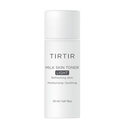TIRTIR Milk Skin Toner Light|Instant Hydration With 4% Niacinamide, Pore-Tightening, Vegan Toner For Acne-Prone, Sensitive & Oily Skin, Fungal Acne Safe, Panthenol, Allantoin, Vitamin B, 0.67 Fl Oz