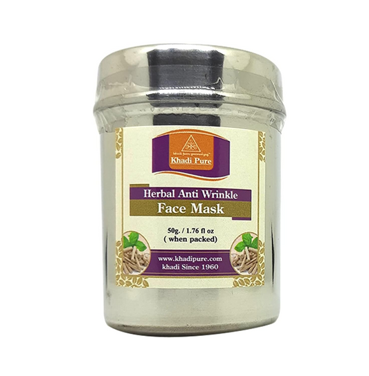 Khadi Pure Anti Wrinkle Face Mask, 50 g, Beige, (KPATWRFMX1)