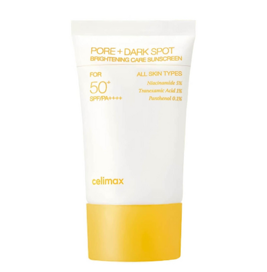 celimax Pore+Dark Spot Brightening Care Sunscreen SPF50+ PA++++ (50ml) Broad-Spectrum UV Protection Sun Cream with Niacinamide & Hyaluronic Acid, Brightens, Helps Fade Dark Spots, Minimises Pores, Hydrates & Smooths Skin, Daily Sunblock for All Skin Types