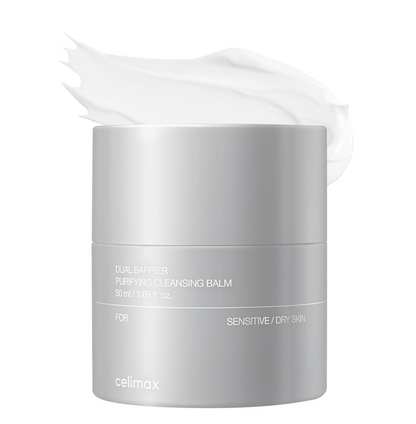 Celimax Dual Barrier Purifying Cleansing Balm | with Ceramides, Waterproof Makeup Remover, Pore Cleansing, Daily Use Cleanser, Grind Container, 50ml