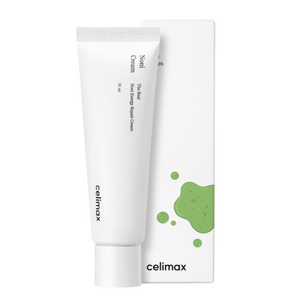 Celimax The Real Noni Energy Repair Cream (50ml) with 55% Noni Extract & Ceramides | Moisturizing, Soothing, Hydrating, Anti Aging, Brightening, For Wrinkle & Fine Line, Skin Repair For Sensitive Dry Oily Skin