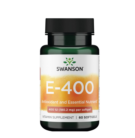 Swanson Vitamin E 400 Iu 400 Iu (268 Milligrams) 60 Sgels