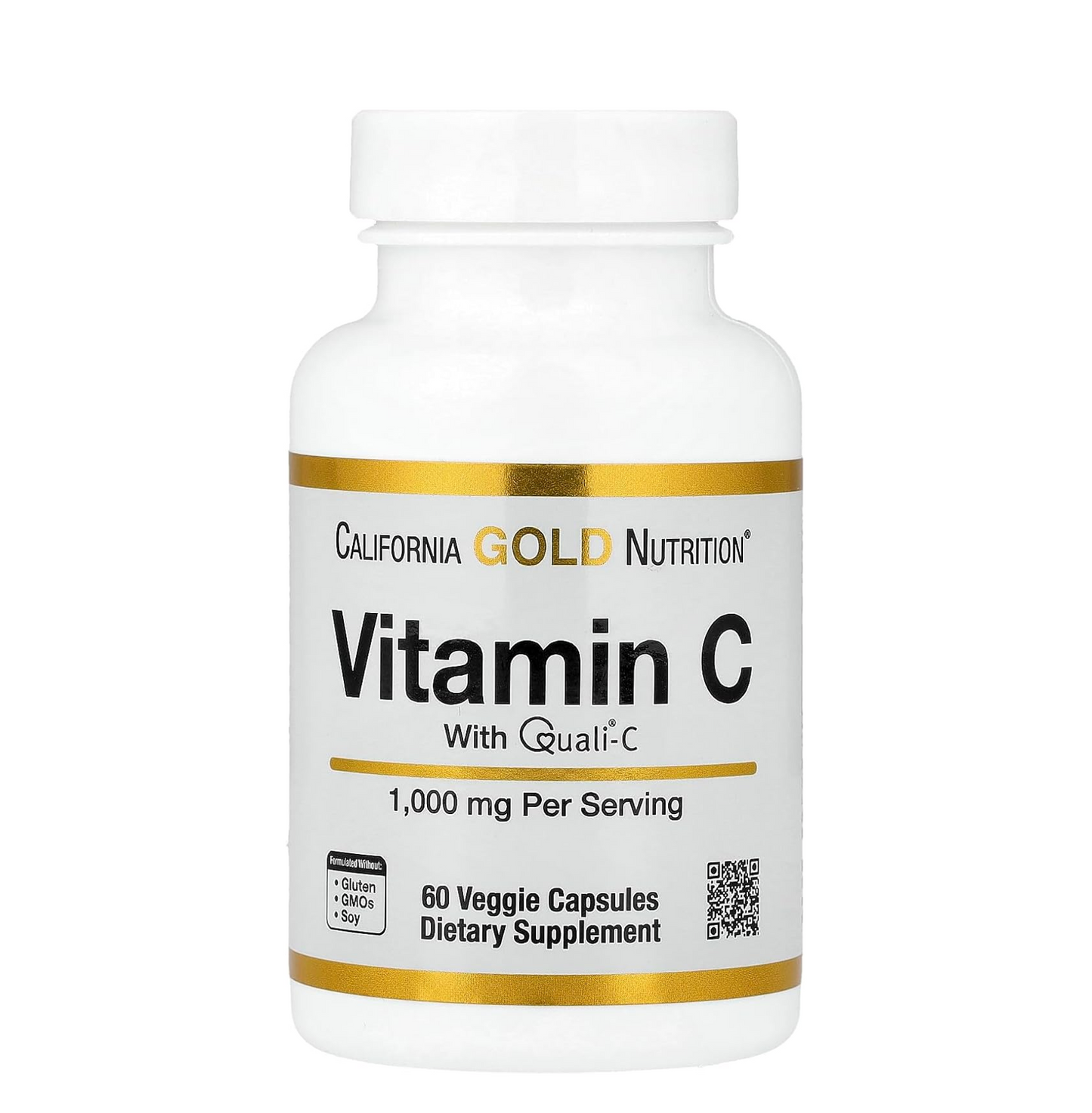 Lake Avenue Vitamin C, Quali-C, 1,000 mg, 60 Veggie Capsules