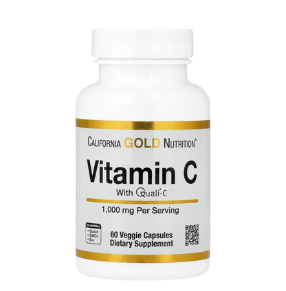 Lake Avenue Vitamin C, Quali-C, 1,000 mg, 60 Veggie Capsules