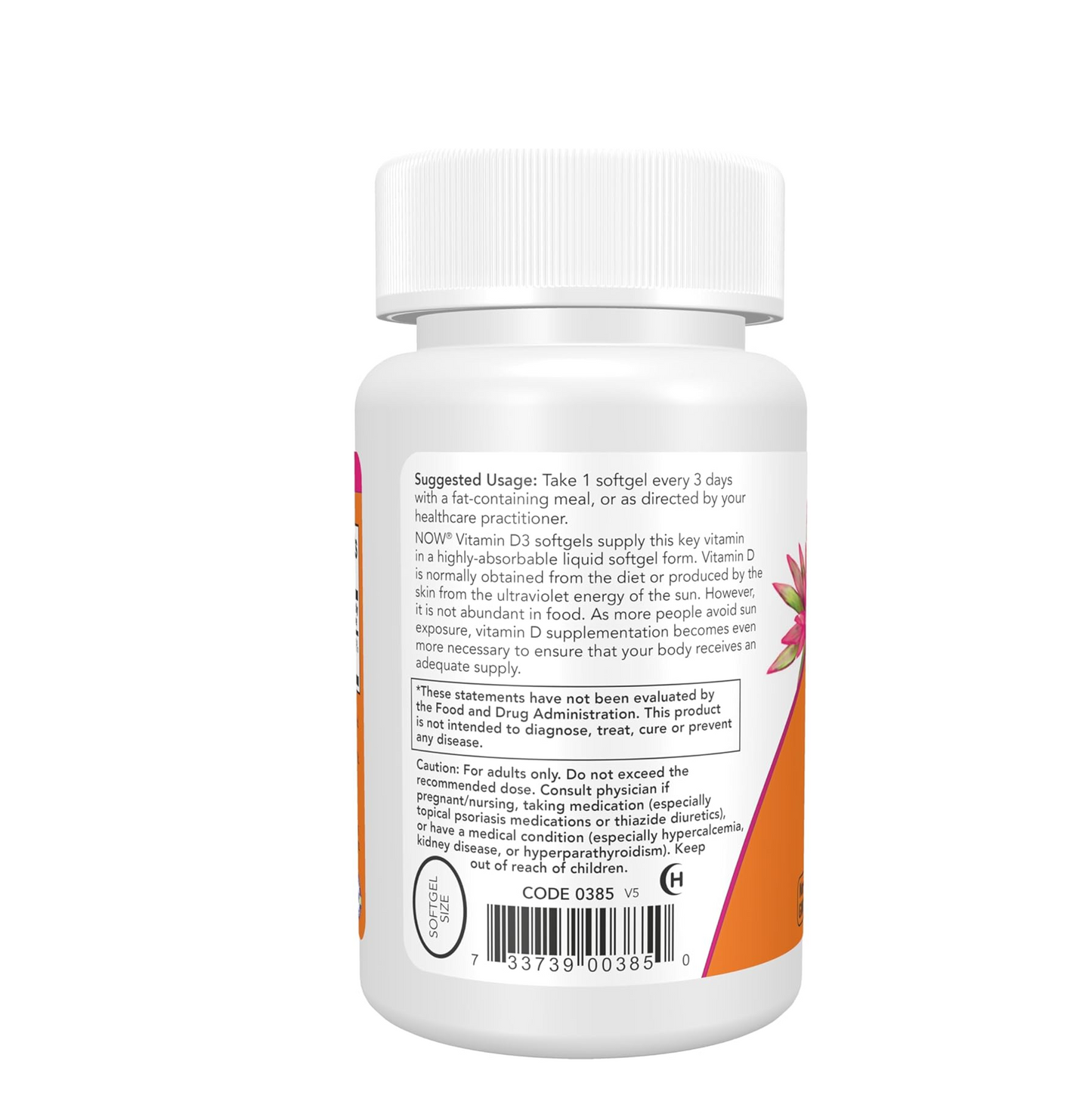 NOW Foods Supplements, Vitamin D-3 10,000 IU Softgels, Vitamin D, Joint Support, 240 Softgels