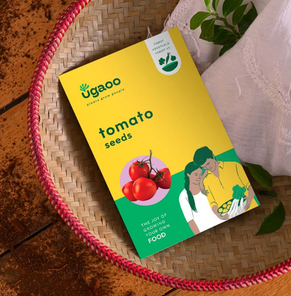 UGAOO Tomato Vegetable Seeds (Red, Pack of 600mg, 200 Seeds)