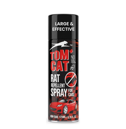 Shadow Securitronics Tom Cat Rat Repellent Spray For Cars 120Ml Highly Effective Protect Wires In Car,Bike&Outdoor Utilities Non Toxic Only Repels 6-8 Weeks Protection 100Ml-FORMULATION 2X