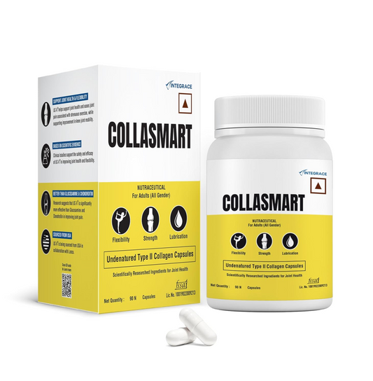 UC-II Undenatured Type II Collagen Capsules | 90 Capsules (Pack of 1) | Daily Protein Supplement for Men & Women | Sourced from USA | Promotes Cartilage Repair | Strengthens & Lubricates Joints