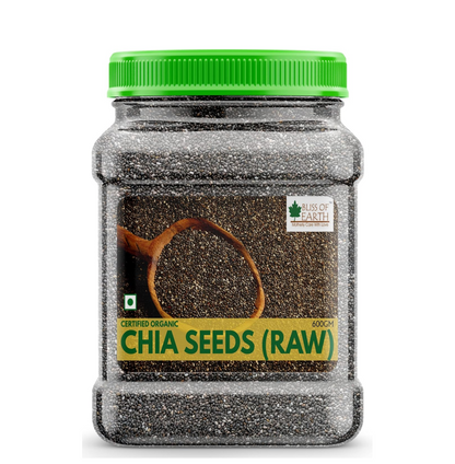 Bliss of Earth Raw Chia Seeds For Weight Loss, Raw Super Food With Omega & Fiber 600gm