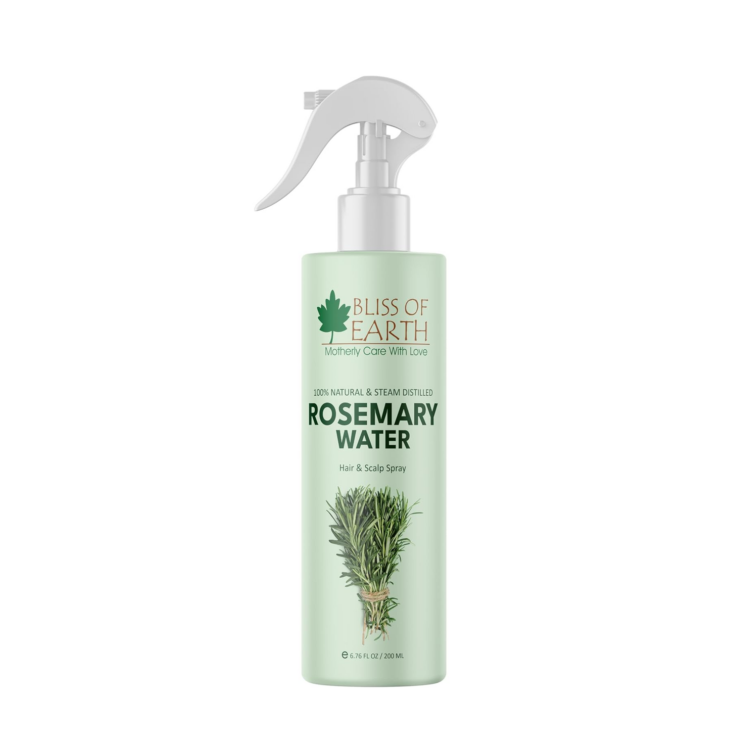 Bliss of Earth Rosemary Water Spray For Hair Growth 200ml, 100% Natural Steam Distilled Rosemary Water For Hair & Skin, Helps Reduce Hair fall, Strengthens Hair.