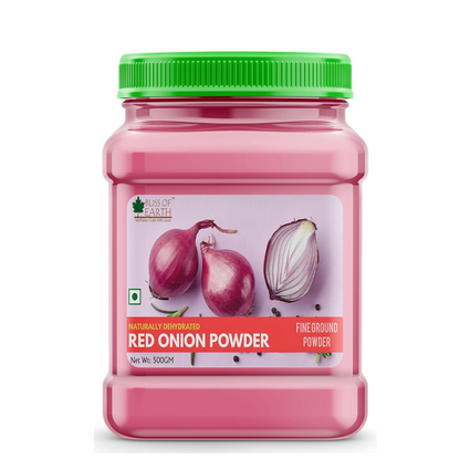 Bliss Of Earth 500Gm Natural Red Onion Powder, Dehydrated, Good For Cooking & Hair Growth