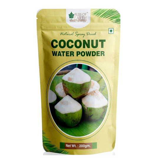 Bliss of Earth 200gm coconut water Powder natural Spray Dried Great for hydration instant mix
