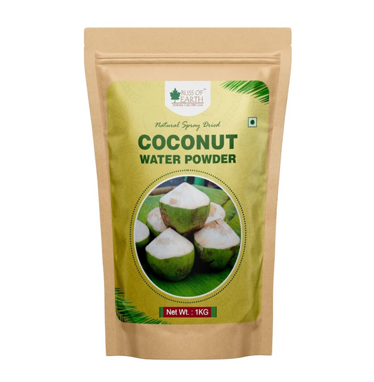 Bliss of Earth 1KG coconut water Powder natural Spray Dried In Sealed Jar
