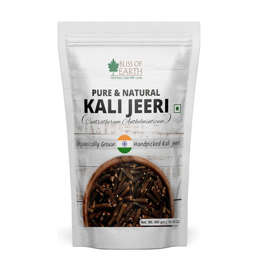 Bliss of Earth 400gm Kali Jeeri, Bitter Cumin, Kadwa Jeera, Black Cumin Fresh & Organic Good for Health