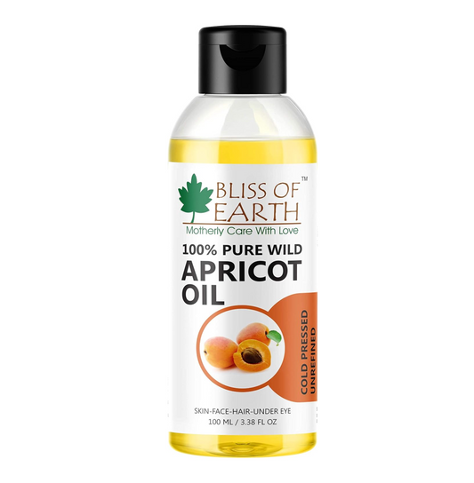 Bliss of Earth™ Wildcrafted Himalayan Apricot Oil Coldpressed & Unrefined (100 ML)